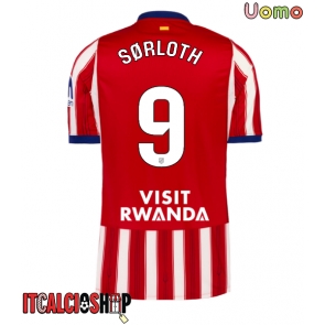 Atletico Madrid Alexander Sorloth #9 Prima Maglia 2026-27 Manica Corta